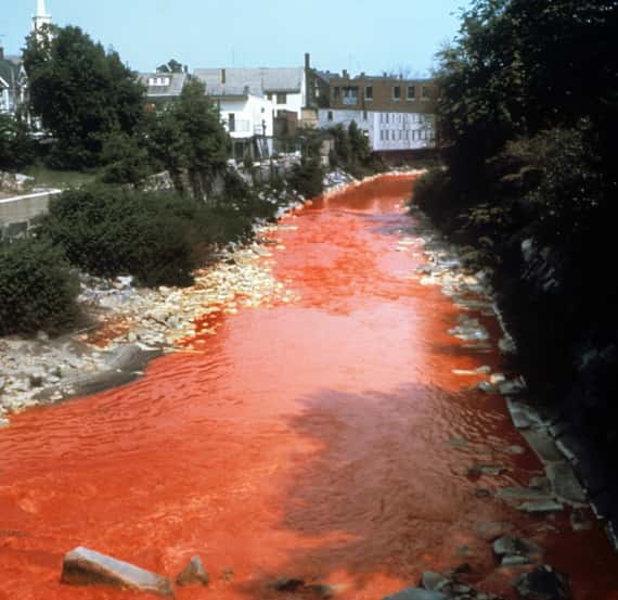 Nashua River ran red with industrial contaminants in 1967