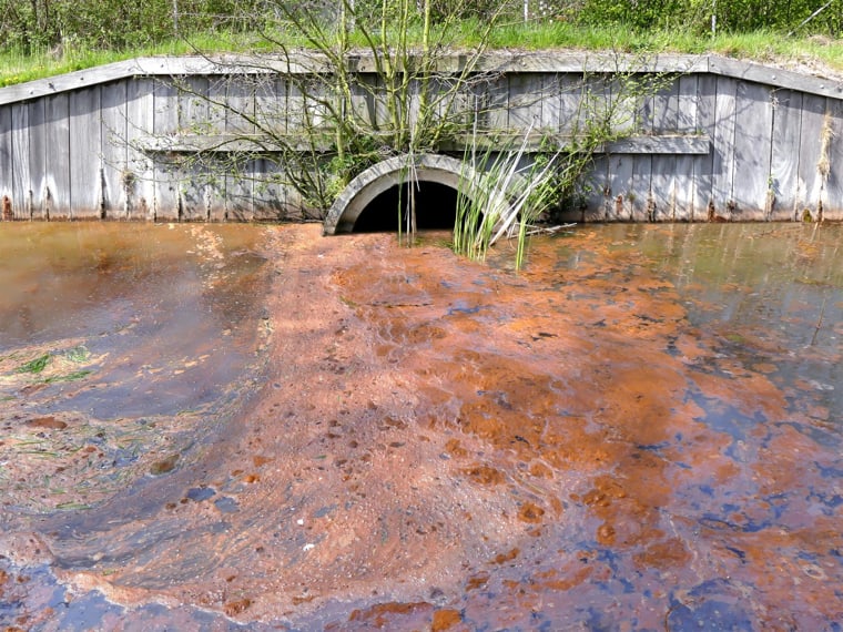 Manchester has a large problem with sewers being connected to stormwater drains