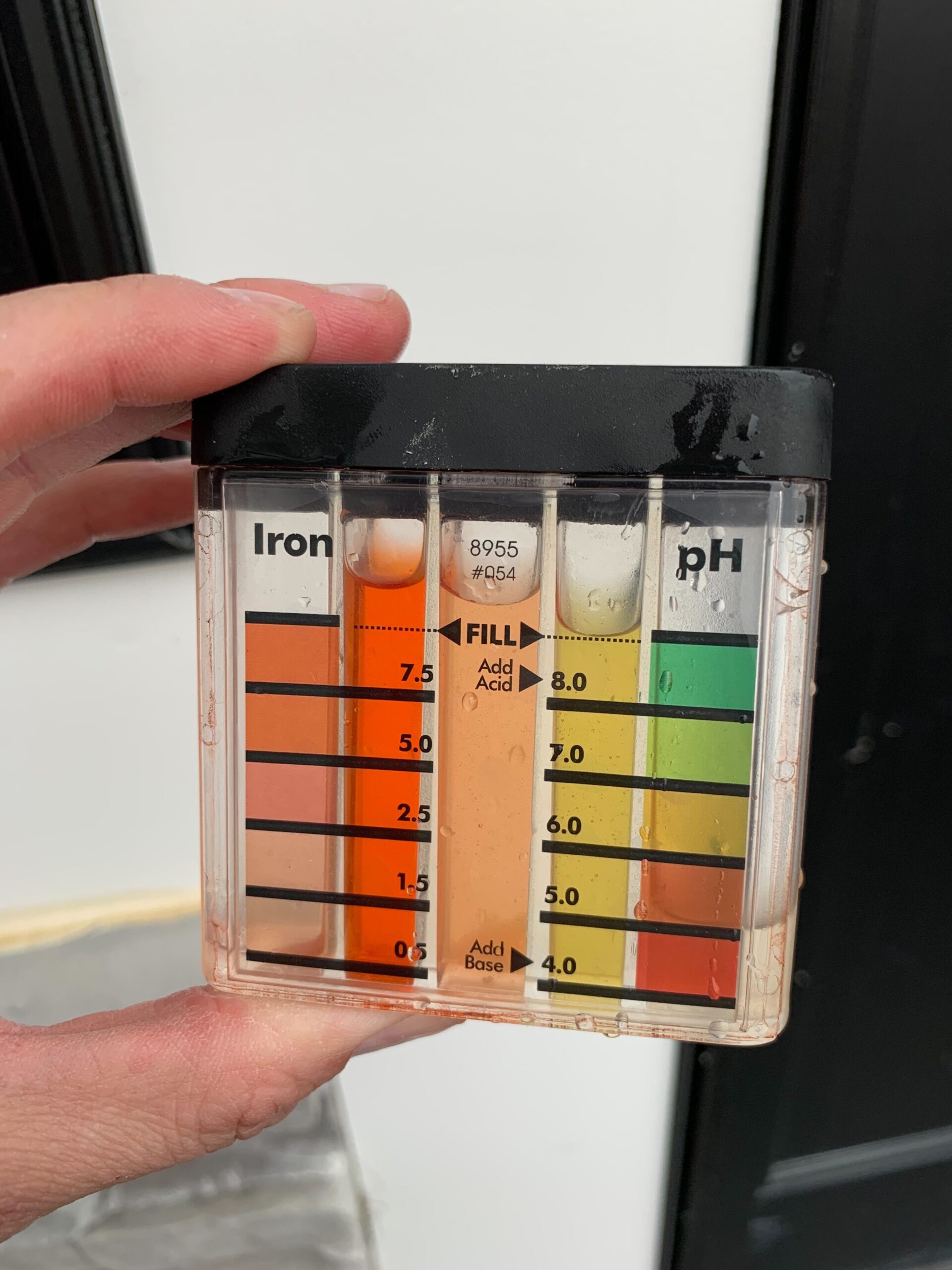 New Hampshire water test for iron, pH, and other elements.
